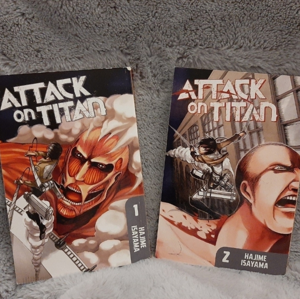 Attack On Titan Volume 1 - 2 Manga Set English